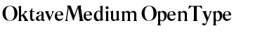 OktaveMedium Font