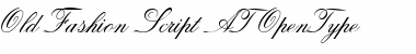 Old Fashion Script AT Regular Font