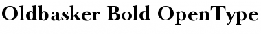 Oldbasker-Bold Font