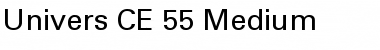 Univers CE 55 Medium Regular Font
