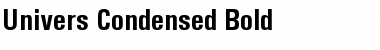 Univers Condensed Font