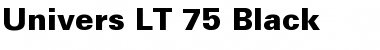 Univers LT 55 Bold Font