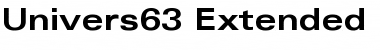 Univers63-Extended Font