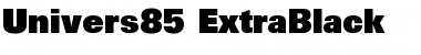 Univers85-ExtraBlack Extra Black