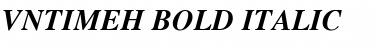 .VnTimeH Bold Italic Font
