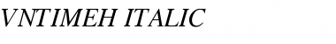.VnTimeH Italic Font