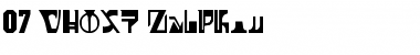 Download 07-GHOST Zaiphon Font