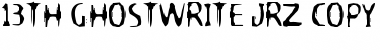 13th Ghostwrite Font