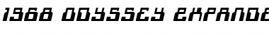 1968 Odyssey Expanded Italic Font