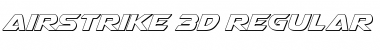 Airstrike 3D Regular Font