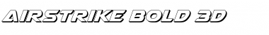 Airstrike Bold 3D Font