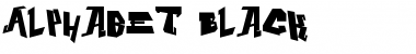 Alphabet Black Regular Font