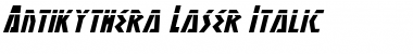 Antikythera Laser Italic Font
