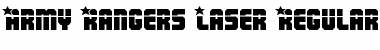 Army Rangers Laser Regular Font