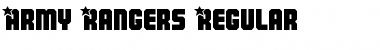 Army Rangers Regular Font