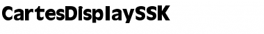CartesDisplaySSK Regular Font