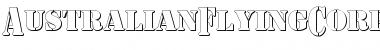 AustralianFlyingCorpsStencilC Regular Font