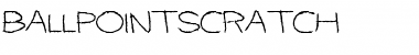 BallpointScratch Font