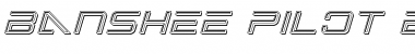 Download Banshee Pilot Engraved Italic Font