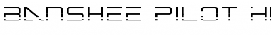 Banshee Pilot Halftone Regular Font