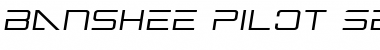 Banshee Pilot Semi-Italic Font