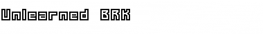Unlearned BRK Regular Font