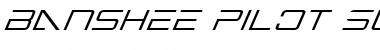 Banshee Pilot Super-Italic Font