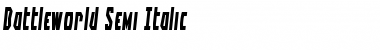 Battleworld Semi-Italic Semi-Italic Font