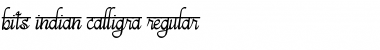 bits indian calligra Font