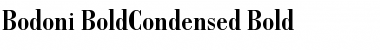 Bodoni-BoldCondensed Bold Font