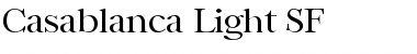 Casablanca Light SF Regular Font