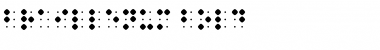 Braillenum Font