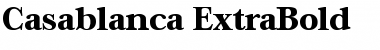 Casablanca-ExtraBold Regular Font