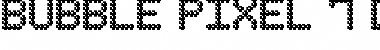 Bubble Pixel-7 Dark Font