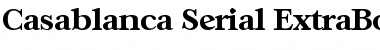 Casablanca-Serial-ExtraBold Font