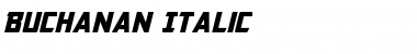 Buchanan Italic Font