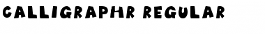 Calligraphr Regular Font