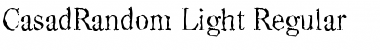 CasadRandom-Light Font