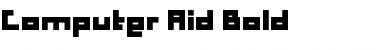 Computer Aid Bold Font