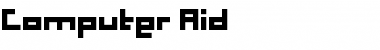 Computer Aid Regular Font