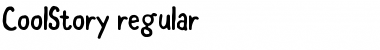 CoolStory regular Font