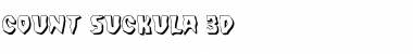 Count Suckula 3D Font