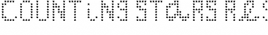 Counting Stars Font
