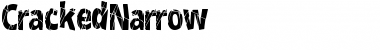 CrackedNarrow Regular Font