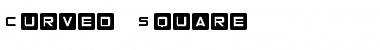 Curved Square Regular Font