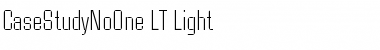 CaseStudyNoOne LT Font