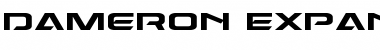 Dameron Expanded Font