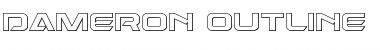 Dameron Outline Font