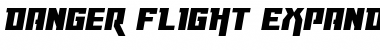 Danger Flight Expanded Italic Expanded Italic Font