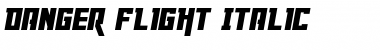 Danger Flight Italic Italic Font